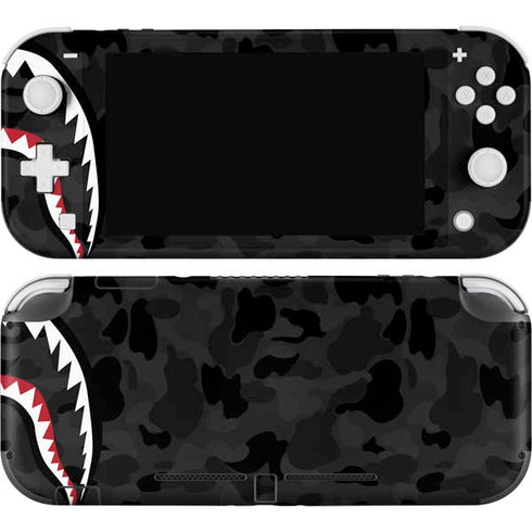 Shark Teeth Grey Street Camo Nintendo Switch Lite Skin